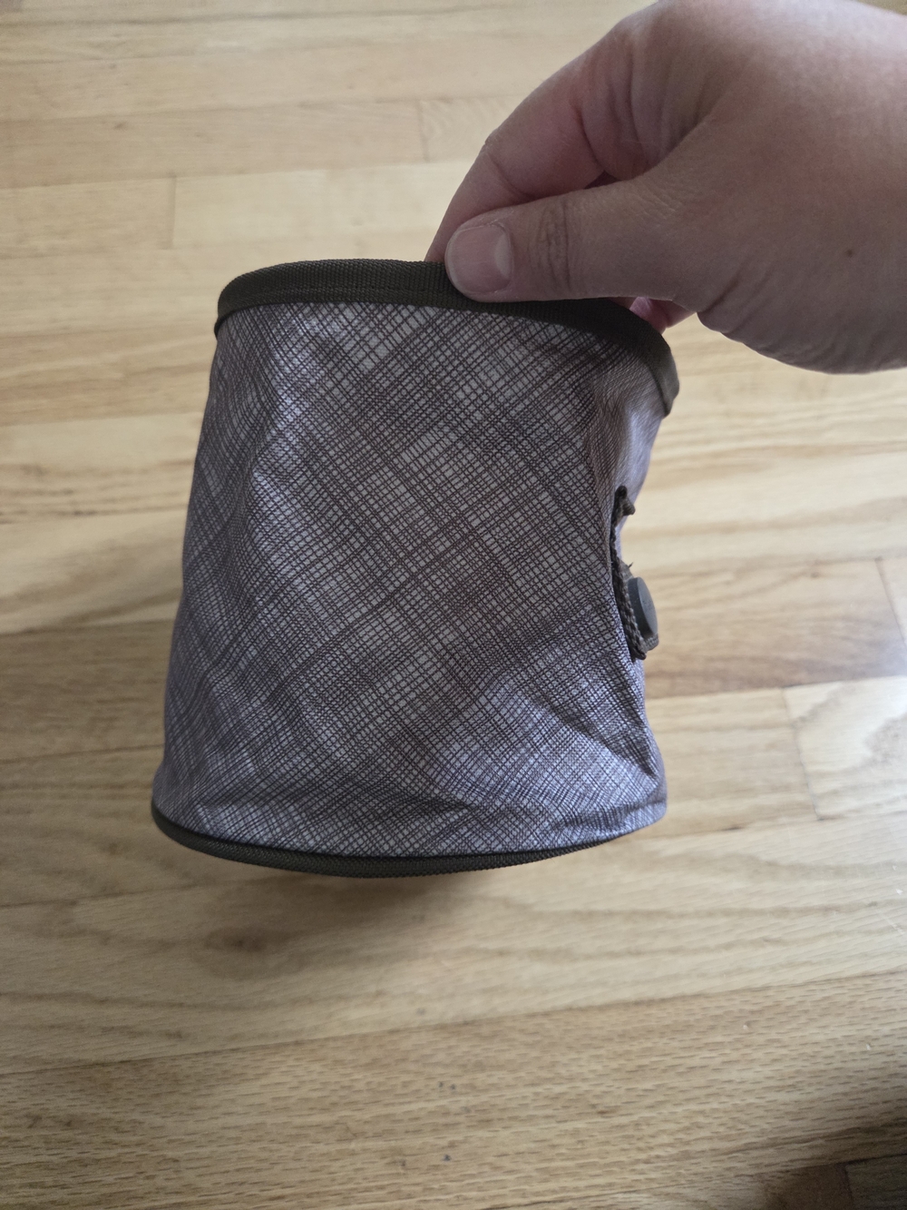 Thirty-One Oh-Snap Bin Taupe Crosshatch
